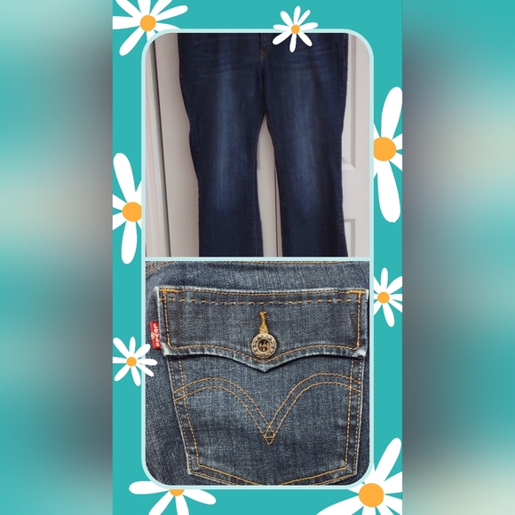 Levi's 590 Bootcut 18W Dark Wash Denim Womens Jeans. Excellent Condition! - Picture 2 of 13